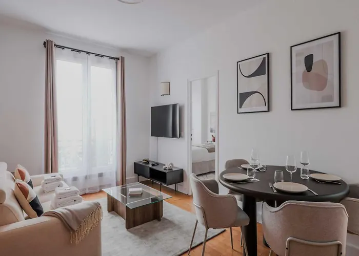 Parisian Charm Elegant 1-bedroom 아파트 파리